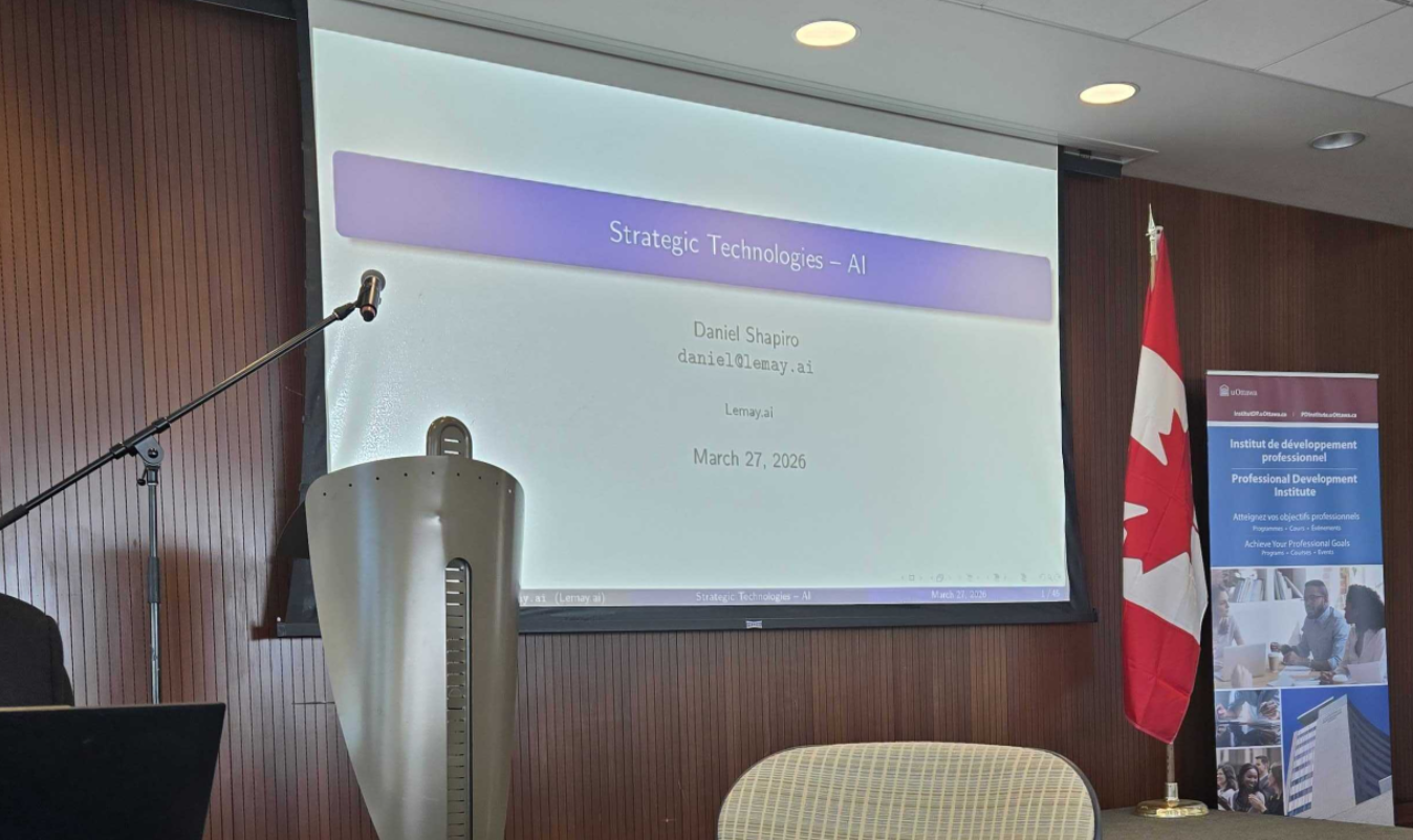 Lemay.ai at uOttawa PDI - Guest Speaker - Strategic Technologies - AI 2026